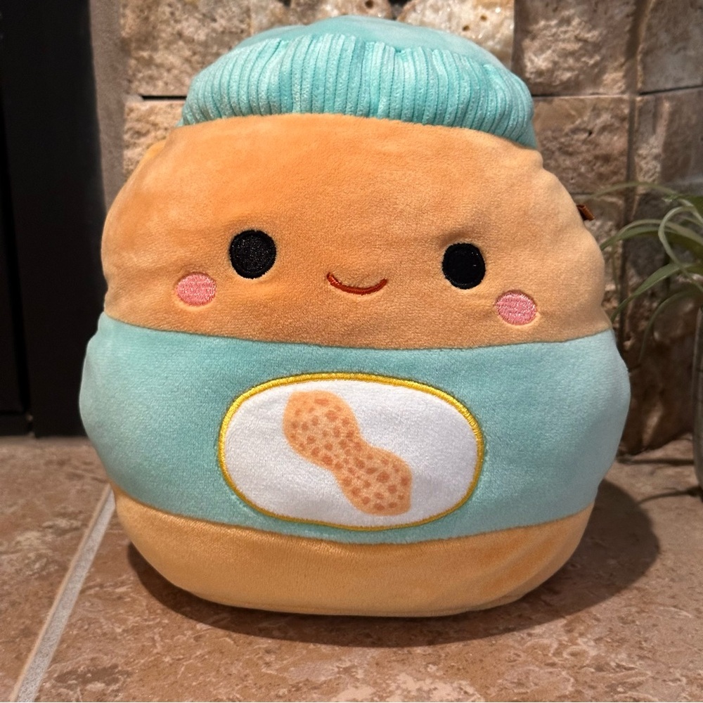 Squishmallows Antoine the Peanut Butter Jar Plush 8 in.